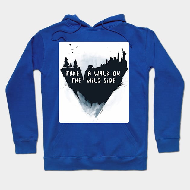 walk on the wild side 2 Hoodie by berthaaurelia